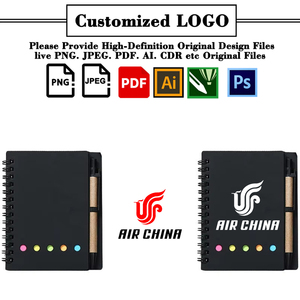 Ys042 biểu tượng tùy chỉnh Kraft <span class=keywords><strong>notepad</strong></span> với bút Memo ghi chú dính máy tính xách tay in khuyến mãi tùy chỉnh máy tính xách tay và bộ bút - Product Image 3