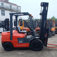 Forklift Toyota 3 Ton Bekas, Asal Jepang, Tiang Tiga Tingkat 6m, Tinggi Angkat 6m, Forklift Toyota 3 Ton Original Dijual