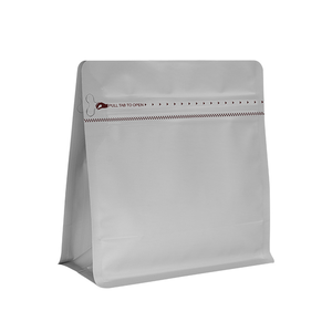 Sac d'emballage octogonal universel pour grains de café, sac autoportant scellé, sac à café en aluminium avec fermeture éclair latérale - Product Image 4