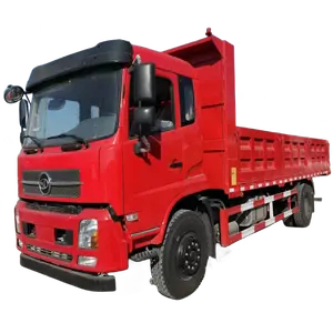 Chinês Dongfeng 4X2 engenharia de transporte de resíduos 6 rodas caminhão basculante.