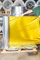 Rouleaux de film doré en nylon BOPA haute résistance personnalisés pour ballons de fête durables et longue durée de flottement