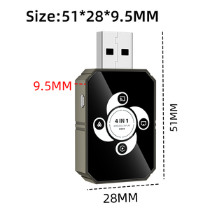Wholesale 4 in 1 Wireless CarPlay Adapter Android Auto Dongle for Car <b>Plug</b> and Play USB Port Adapter - Product Image 2