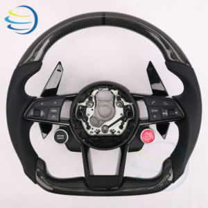 En stock – Volant en fibre de carbone R8 pour <span class=keywords><strong>Audi</strong></span> A3, A4L, A5, A6L, A7, Q2L, Q3, Q5, Q5L, Q7, <span class=keywords><strong>TT</strong></span>, TTS <span class=keywords><strong>Coupé</strong></span>, Roadster, <span class=keywords><strong>RS</strong></span> – Améliorez votre <span class=keywords><strong>Audi</strong></span> - Product Image 2