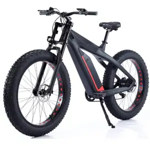 26inch Electric Snow/Sand/ Mountain Bike 48V 1000W Bafang Carbon Fiber MTB Fat Tire Electric Bicycle with customized model