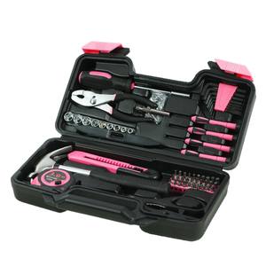 Juego de herramientas premium de 58 piezas, kit combinado de llaves de vaso de 1/4 de pulgada para reparaciones en el hogar, de acero al carbono, con estuche. - Product Image 6