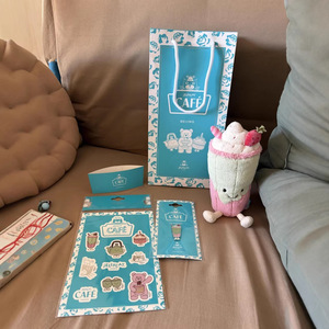 Jc Products in Stock Nuovo Peluche Sfera di Cristallo British Pink Latte Hot Pot Wish Envelope Regalo Comfort - Product Image 2