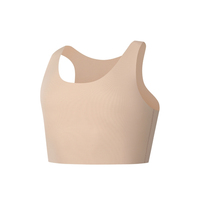 Vêtements de sport pour lesbiennes : Binder de poitrine, Crop top transgenre, Corset lesbien, Extensible, Effet amincissant, Avec boucle