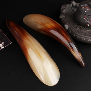 Vente en gros <span class=keywords><strong>de</strong></span> tube <span class=keywords><strong>de</strong></span> Gua Sha en <span class=keywords><strong>corne</strong></span> <span class=keywords><strong>de</strong></span> <span class=keywords><strong>yak</strong></span> blanche naturelle, bâton <span class=keywords><strong>de</strong></span> massage des méridiens du corps entier, grande taille, outil d'acupuncture pour les pieds - Product Image 3