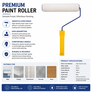 Professional Floor <b>Paint</b> <b>Roller</b> Brush Tool for Epoxy Polyurethane Floor Coating Application - Product Image 1