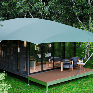 Eco-friendly di lusso marocchino Pvdf tetto tende all'aperto Glamping foglia tende per alberghi ed economico Glamping elegante sostenibile - Product Image 3