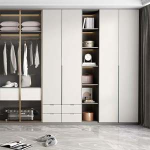 Armoires ouvertes modernes 2025, chambre personnalisée, combinaison de meubles de chambre à coucher, armoire en bois MDF, placard de chambre à coucher - Product Image 6