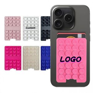 Soporte Adhesivo de Silicona para Teléfono con Logotipo Personalizado, Agarre Adhesivo para Teléfono, Adecuado para Guardar Tarjetas de Autobús, Tarjetas de Identificación y Selfies - Product Image 1