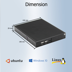 Maxtang-mini PC sin ventilador Industrial, base de rastreo, j1900 cpu, VBYT31, con pantalla VGA 6lan, 1DCIN - Product Image 2