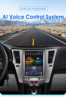 CARUPEZ Radio de Auto con Pantalla Táctil IPS de 9.7 Pulgadas, Android, DSP, GPS, para Subaru Outback, Impreza, Legacy 2009-2014 (LHD), Vertical, Estilo Tesla, con Cámara de Reversa