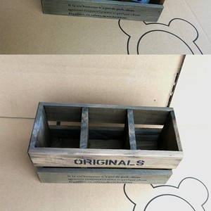 Originals Wooden Desktop Organizer With Partitions Office Storage <b>Box</b> <b>Pen</b> Holder For Desk And Living Room - Product Image 2