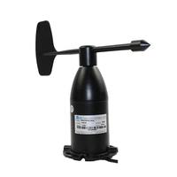 WD300, bajo costo, alta resolución, precisión de 3 grados, anemómetro de paleta de viento, sensor magnético de dirección del viento
