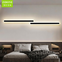 Applique murale LED décorative en aluminium pour salon, 15W 20W 30W, pour intérieur