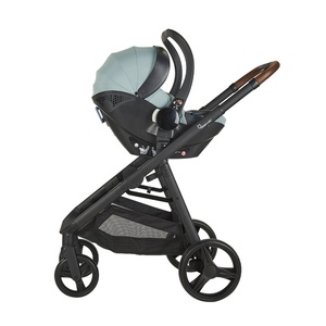 Cochecito de Bebé Plegable de Lujo OEM ODM, <span class=keywords><strong>Silla</strong></span> de Auto Extraíble 2 en 1, Cochecito de Viaje para Bebés y Niños Pequeños, Cochecito para Recién Nacidos - Product Image 2