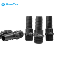 Raccord cannelé en plastique du système d'irrigation à pivot central