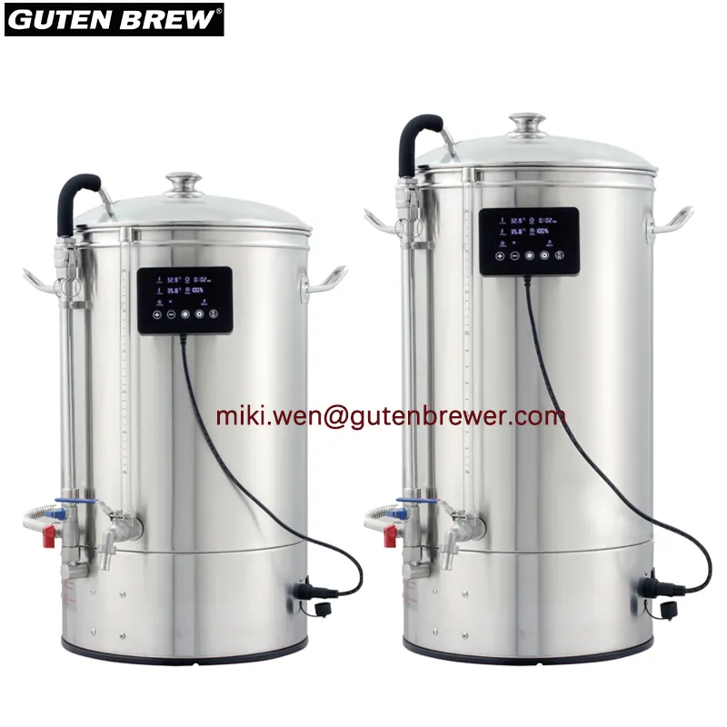 Yeni sürüm//WIFI kontrol mikro bira Guten 40L 50L 70L //ev zanaat bira mayalama ekipmanı//konik fermenter