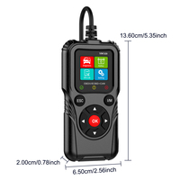 Herramienta de Diagnóstico Universal para Automóviles Lancol YM109, Lector de Códigos OBD II EOBD, Escáner de Nueva Generación con Interfaz de Usuario en Varios Idiomas, Compatible con Códigos de Batería