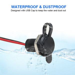 Zing 2Pin SKU2022<span class=keywords><strong>หู</strong></span><span class=keywords><strong>แจ็</strong></span><span class=keywords><strong>ค</strong></span>ชา<span class=keywords><strong>ร์</strong></span>จเร็วกันน้ำได้รวดเร็ว, หัวแจ็<span class=keywords><strong>ค</strong></span>2.0พร้อมแผงล็อค6V-24V DC 12V กันไฟในรถคู่ - Product Image 5