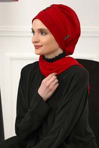MOTIVE FORCE Bonne Qualité et Confortable Long Turban Bandeau Instantané Unique Hijab Designer <span class=keywords><strong>Bonnet</strong></span> Vente en Gros - Product Image 5
