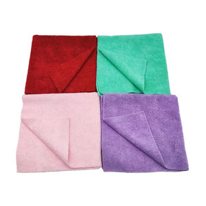 도매 프리미엄 가장자리없는 300 Gsm 극세사 타월 세차 극세사 천 40X40cm - Product Image 1