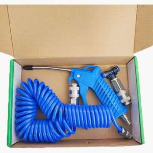 Pistolet à air comprimé haute pression avec tuyau pneumatique de 5 m, construction en alliage et plastique, pistolet à air comprimé OEM - Product Image 1