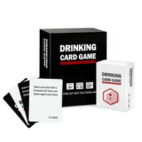 Üretici damla nakliye özel baskı tasarım parti bar ktv oyun içme sarhoş kart oyunu yetişkinler için