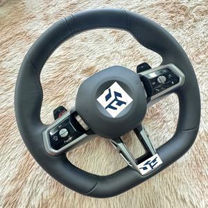 Volante de Alcantara con Led calefactable <span class=keywords><strong>M</strong></span> Sport compatible con <span class=keywords><strong>BMW</strong></span> M3 M4 M5 M6 X3 X4 X5 X6 X7 <span class=keywords><strong>X8</strong></span> G01 G12 G20 G30 G80 G82 330i M340i - Product Image 5