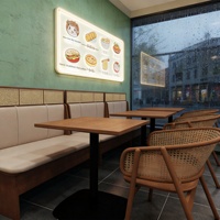 Canapé en bois massif - Design minimaliste moderne