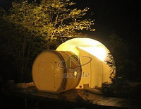 Tente gonflable transparente de bulle de maison de camping de dôme de visionnement d'hôtel de station de vacances
