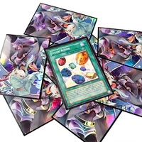 Protège-cartes TCG personnalisés imprimés, taille standard, en PP, pour jeux de cartes à collectionner, vente en gros usine