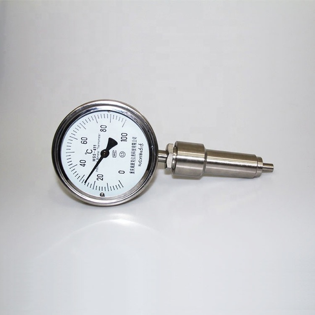Industrial 60mm 80mm 100mm 150mm Dial Type WSS Bimetallic Thermometers