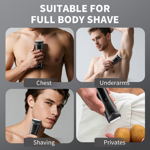 Của nam giới không dây điện pubic tóc tông đơ không thấm nước Máy cạo râu với cho SHARP Blades đời sử dụng cơ thể Groomer Balls tông đơ - Product Image 3