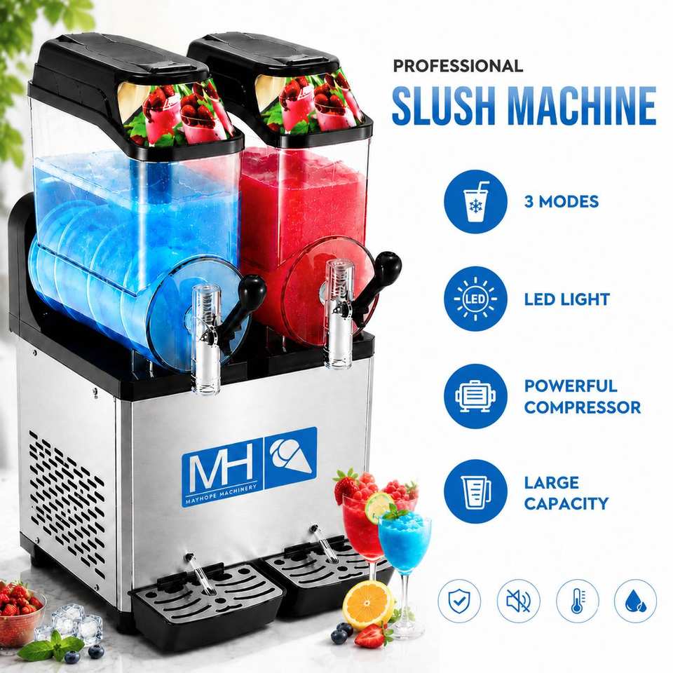 Three Flavor Soft Ice Cream Machine Soft Serve Ice Cream Making Machine ...