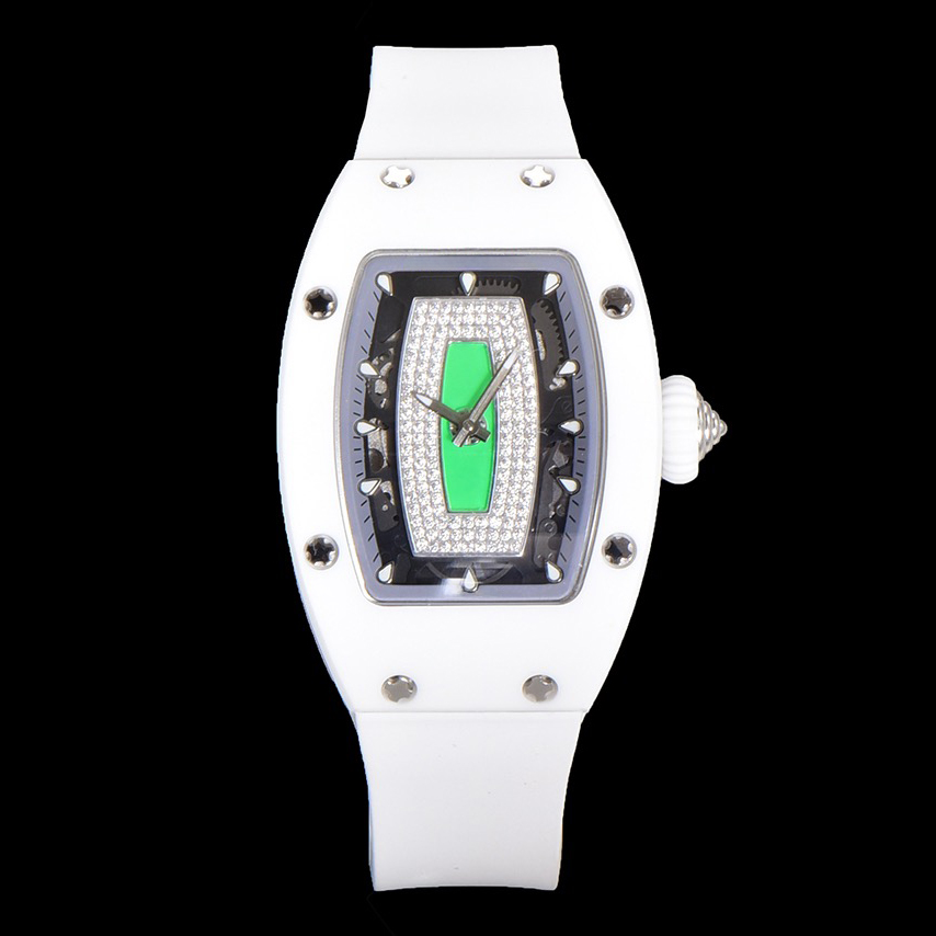 Diamond-set White Green