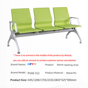2024 chaise de zone d'attente pas cher couleurs pu salle d'attente meubles chaise hôpital <span class=keywords><strong>moi</strong></span> chaises d'attente pour clinique - Product Image 3