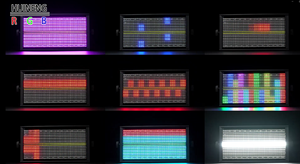 Stroboscop LED 1000W 48 + 8 Phân Khúc Nhấp Nháy Ánh Sáng Nhấp Nháy Tần Số Có Thể Hiển Thị Chữ Cái Và Số Dj Thanh Ánh Sáng - Product Image 5