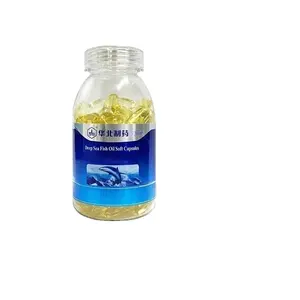 High quality Omega 3 blood pressure lowering deep-sea fish oil softgel capsules