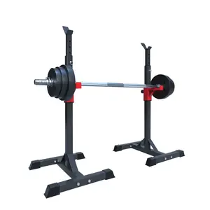 commercial adjustable squat and press stand multi functional shelf adjustable bracket