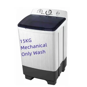 15Kg Mechanische Controle Wasmachines 110V 60Hz Plastic Single Tub Economische Top Load Wasmachine