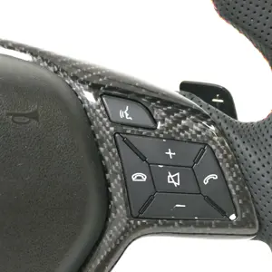 Volant personnalisé en fibre de carbone tricolore pour la <span class=keywords><strong>Mercedes</strong></span> <span class=keywords><strong>AMG</strong></span> W204 W205 W212 W176 W213 Cla W177 C E Glk Cls <span class=keywords><strong>Classe</strong></span> M Coupé - Product Image 5