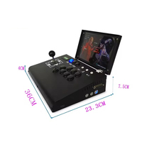 Console de jeu d'arcade portable en métal de 10 pouces avec joystick, véritable console de jeu d'arcade avec garantie d'un an pour la maison