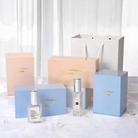 Boîte à parfum de luxe en papier cartonné noir avec logo personnalisé imprimé en gros – Design élégant pour flacon de parfum