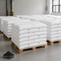 Granulés de nylon 66 PA66 noirs, résistants aux hautes températures, à haute fluidité, résistants à l'usure et aux huiles, pour injection