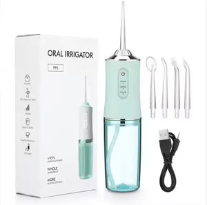 Hydrocureur portable à piles, 4 buses, étanche IPX7, contrôlé par application, pour hôtel, extérieur, usage domestique - Product Image 1