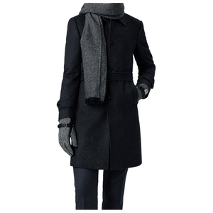 <span class=keywords><strong>Manteau</strong></span> en <span class=keywords><strong>laine</strong></span> pour hommes personnalisé pour le bureau <span class=keywords><strong>Manteau</strong></span> en <span class=keywords><strong>laine</strong></span> mélangée léger à prix réduit - Product Image 4