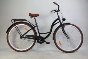 <span class=keywords><strong>Vélo</strong></span> de ville unisexe <span class=keywords><strong>28</strong></span> <span class=keywords><strong>pouces</strong></span> avec 7 vitesses, cadre en acier carbone, freins à double V classiques pour hommes et femmes, capacité de charge de 160 kg - Product Image 2
